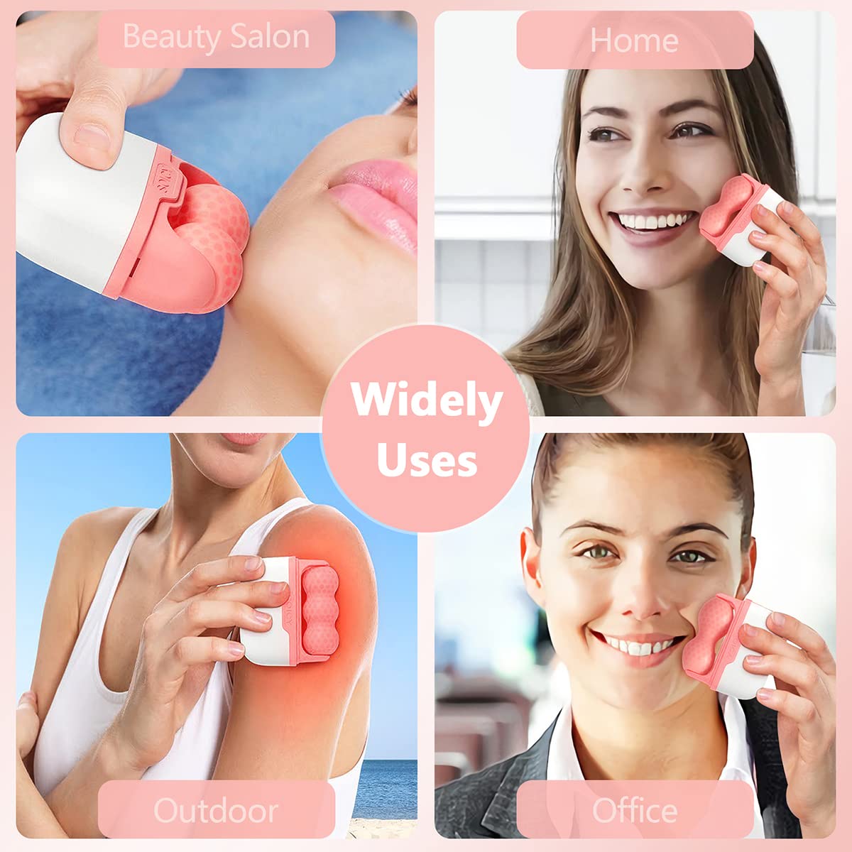Dual-Action Facial Ice Roller for Puffiness and Skin Cooling - 13