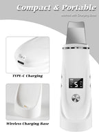 Ultrasonic Facial Skin Scrubber and Pore Cleansing Spatula