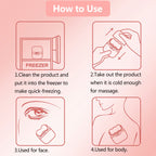 Dual-Action Facial Ice Roller for Puffiness and Skin Cooling