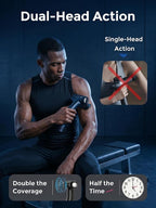 Dual-Head Handheld Muscle Massage Gun