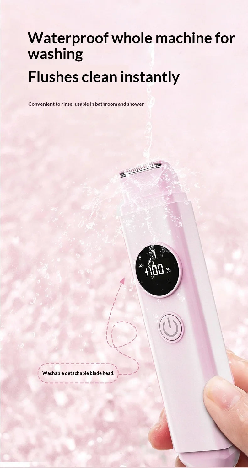 2-in-1 Painless Electric Shaver for Full Body Hair Removal - 20