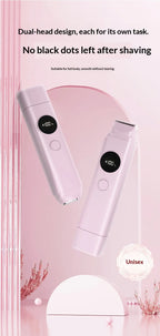 2-in-1 Painless Electric Shaver for Full Body Hair Removal