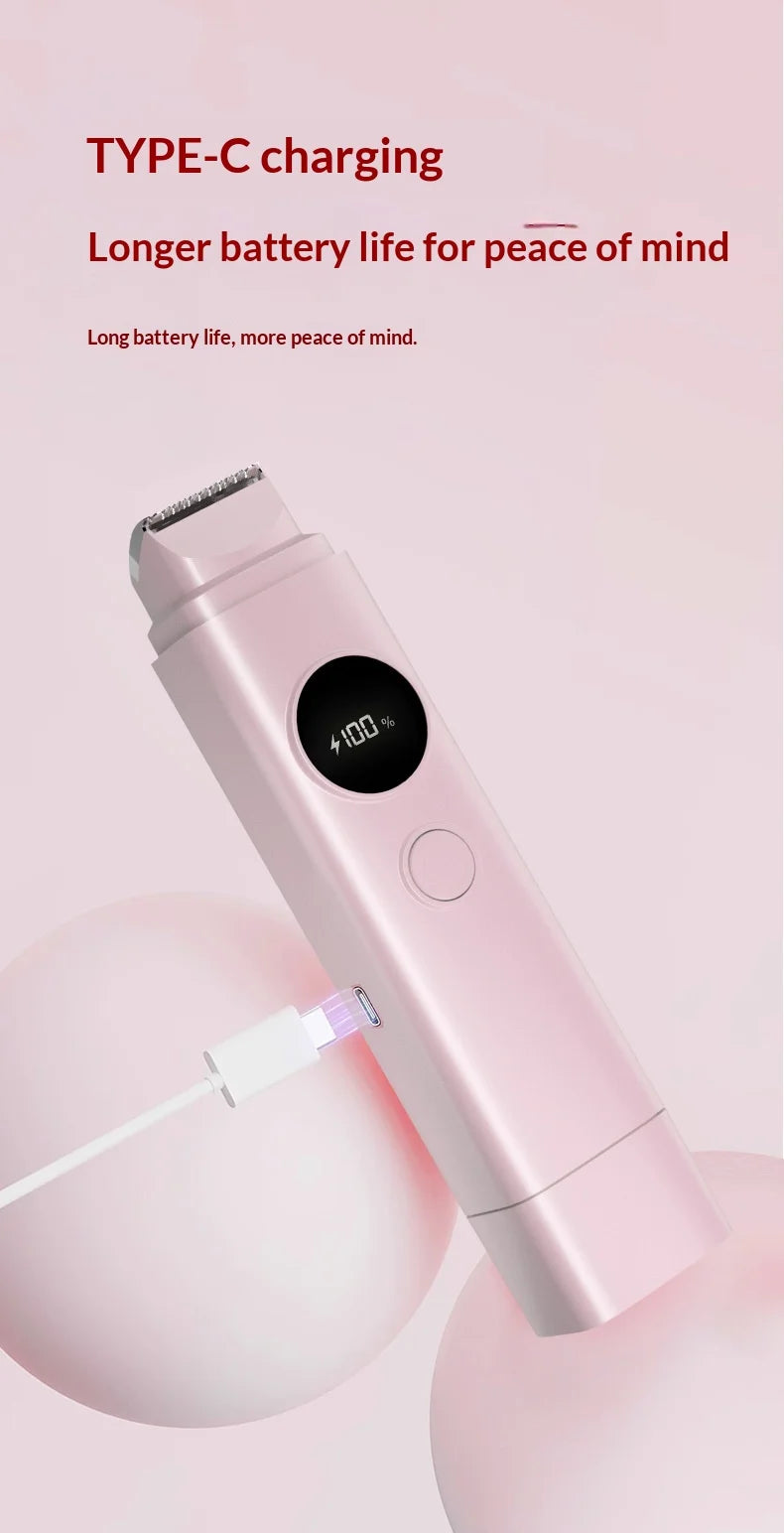 2-in-1 Painless Electric Shaver for Full Body Hair Removal - 21