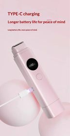 2-in-1 Painless Electric Shaver for Full Body Hair Removal
