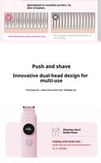 2-in-1 Painless Electric Shaver for Full Body Hair Removal
