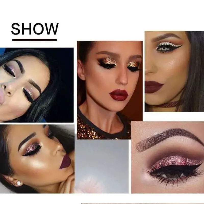 35-Color Shimmer & Glitter Eyeshadow Palette - 11