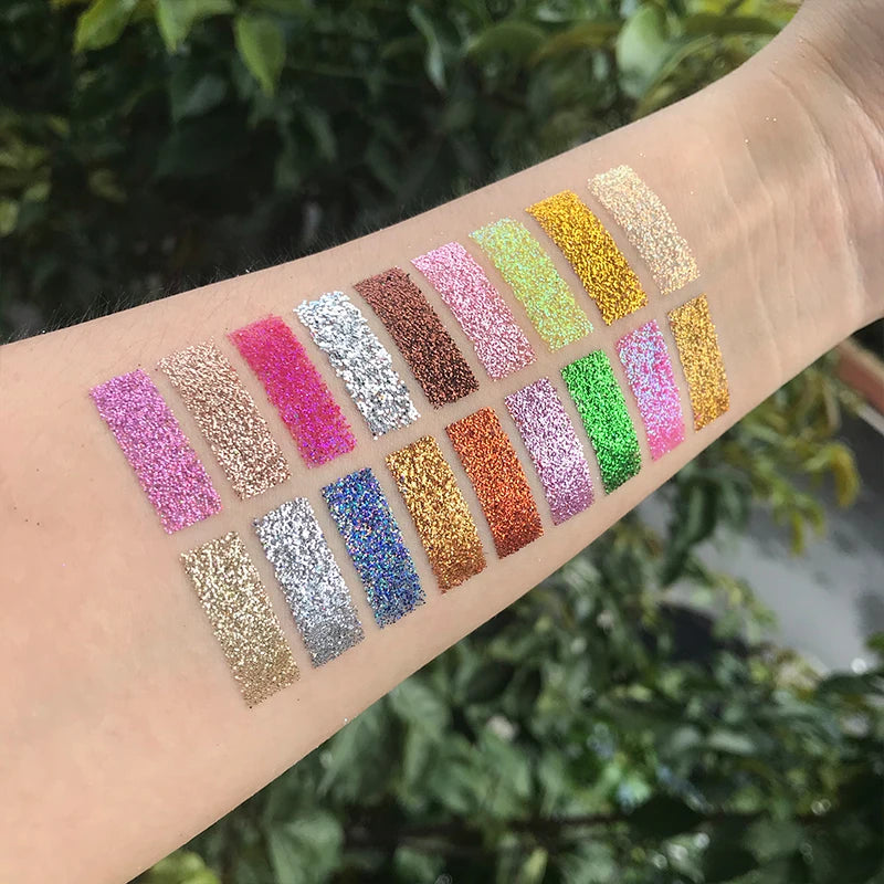 35-Color Shimmer & Glitter Eyeshadow Palette - 15