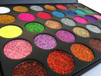 35-Color Shimmer & Glitter Eyeshadow Palette