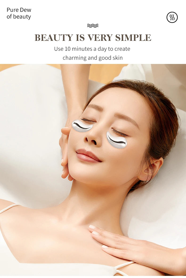 Reusable Stainless Steel Cooling Eye Pads for Puffiness - 8