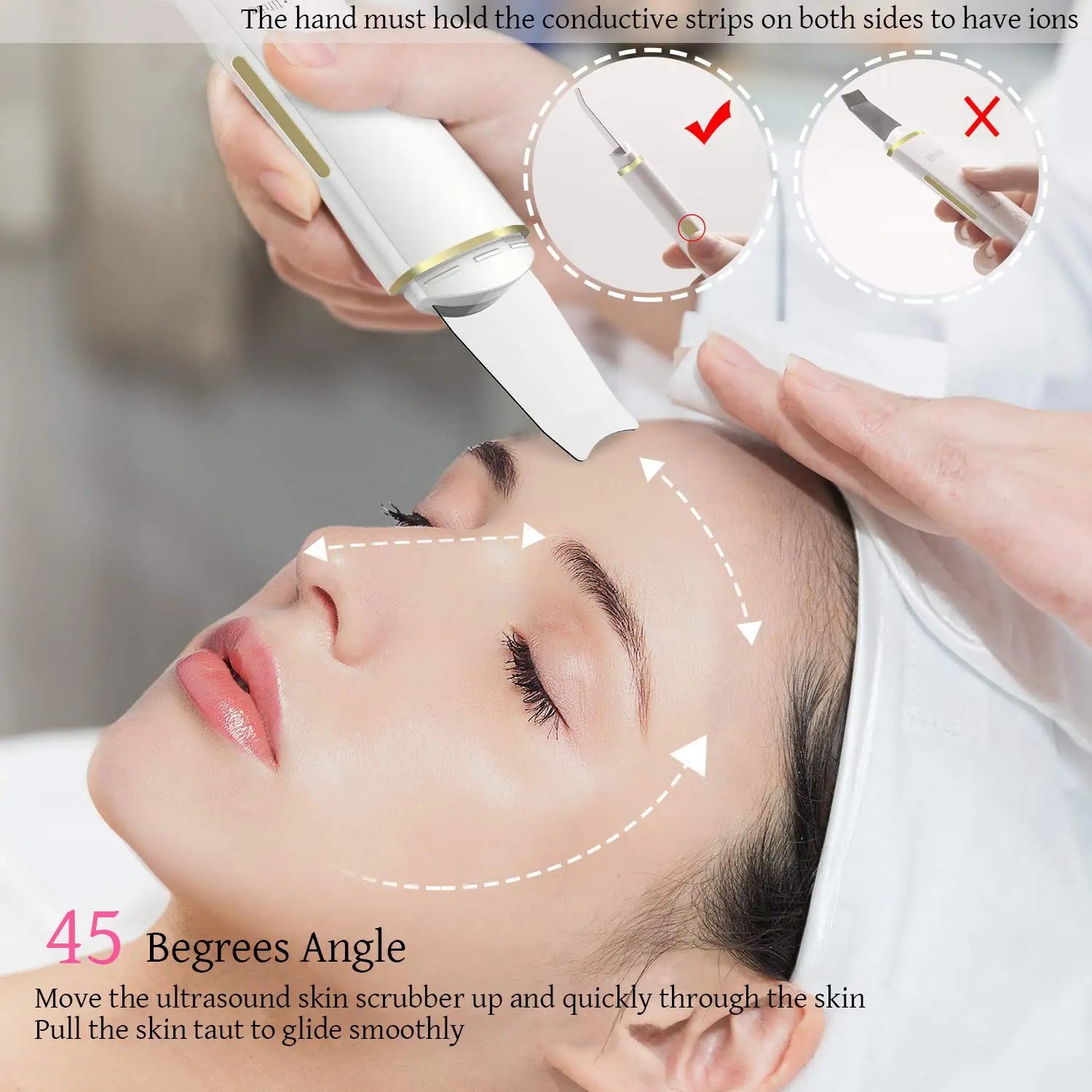 Ultrasonic Facial Skin Scrubber and Pore Cleanser - 12
