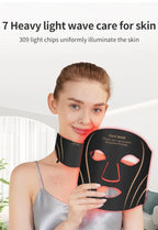 7-Color LED Light Therapy Face and Neck Mask