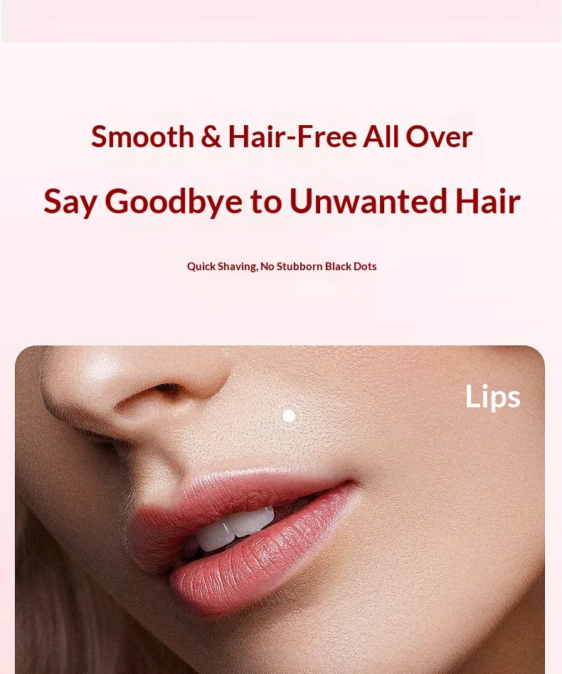 2-in-1 Painless Electric Shaver for Full Body Hair Removal