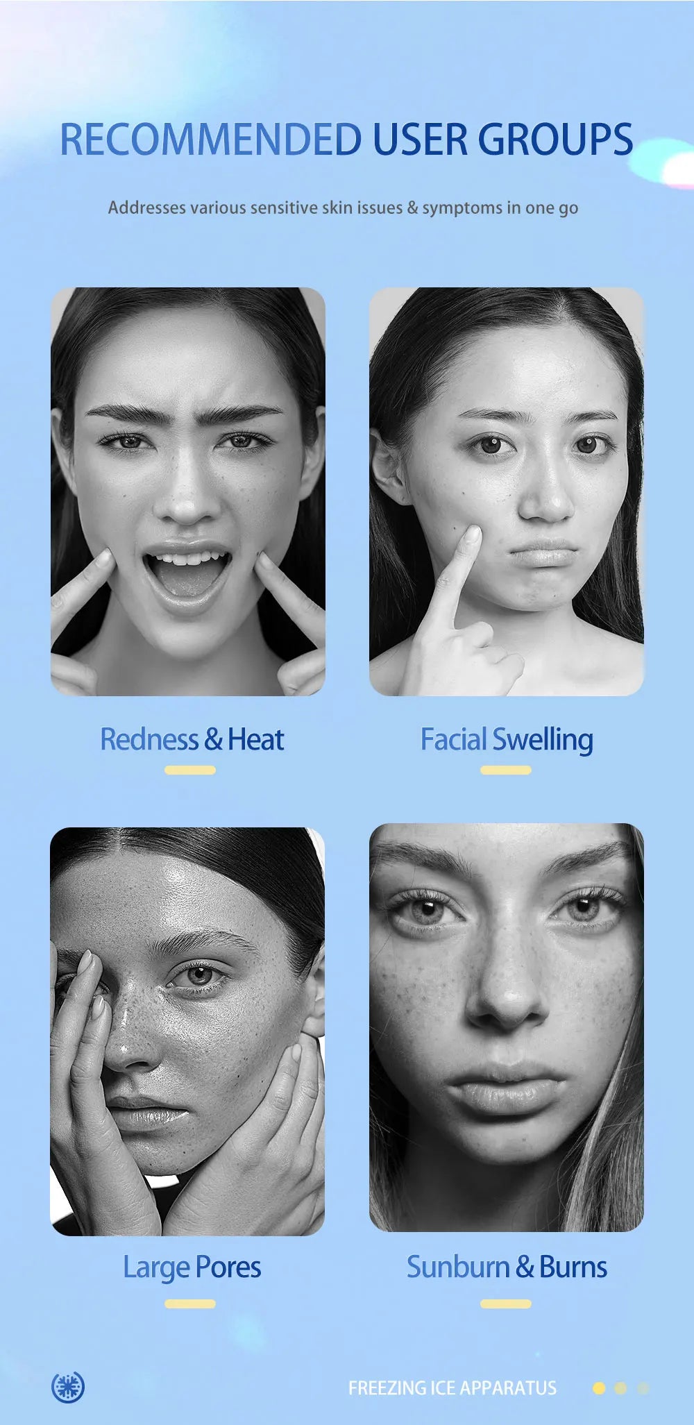Cryo Facial Ice Roller for Skin Tightening and Puffiness - 9