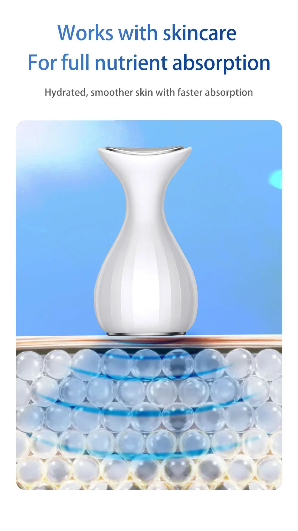 Cryo Facial Ice Roller for Skin Tightening and Puffiness
