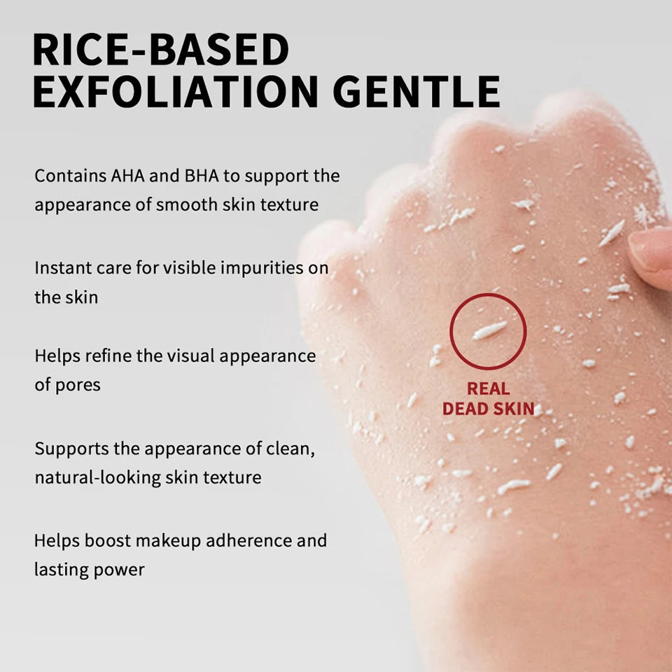 Exfoliating Rice Essence for Deep Pore Cleansing and Brightening