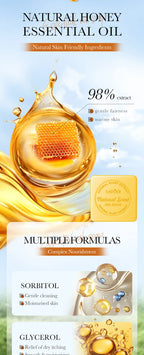 Natural Honey Handmade Cleansing Bar for Smooth Glowing Skin
