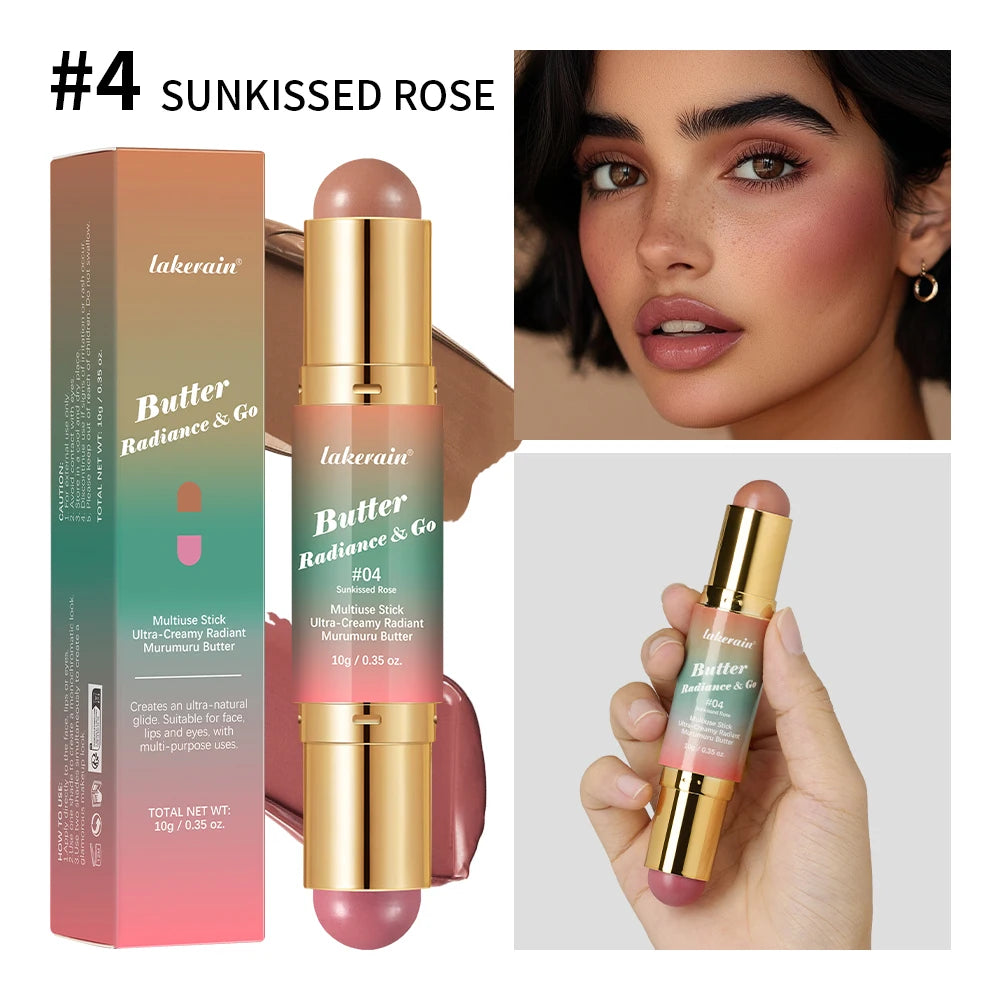 Dual-Ended Cream Bronzer and Blush Stick