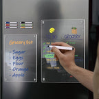Magnetic Acrylic Dry Erase Refrigerator Message Board