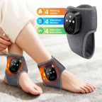 Wireless Heated Ankle Massager with Vibration Therapy