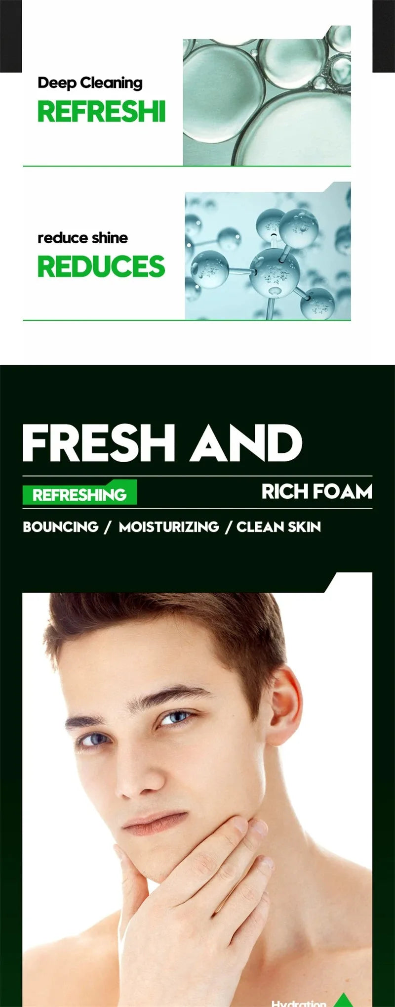 Oil Control Facial Cleanser for Men - 9