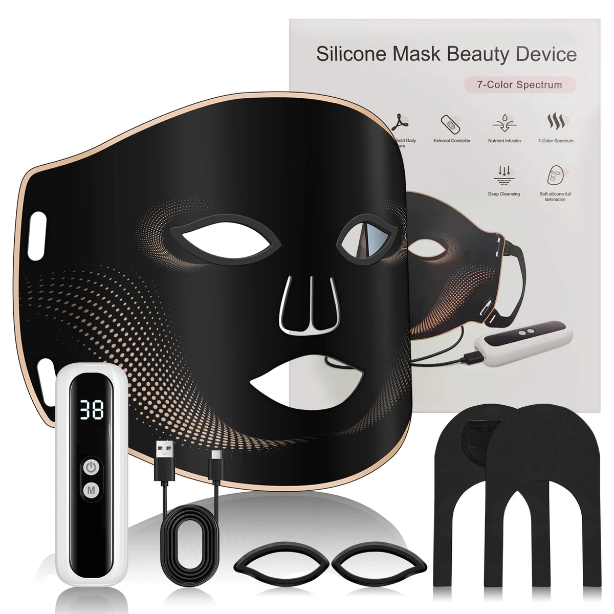 7-Color LED Facial Rejuvenation Mask
