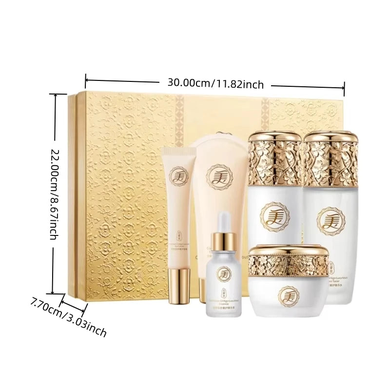 Luxurious Cordyceps & Ginkgo Facial Skincare Set