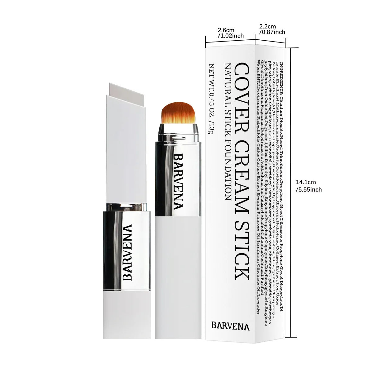 Color-Changing Foundation Stick with Built-in Brush - 9
