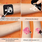 DIY Glitter Temporary Tattoo and Body Art Kit