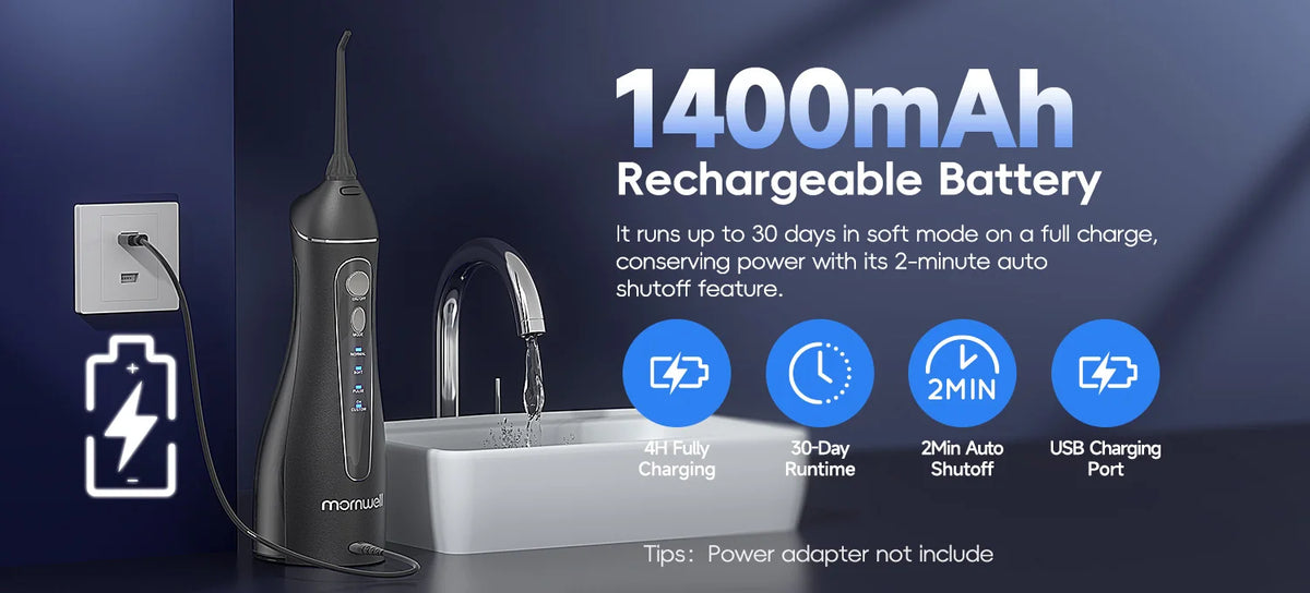 Electric Water Flosser and Sonic Toothbrush Oral Care Set