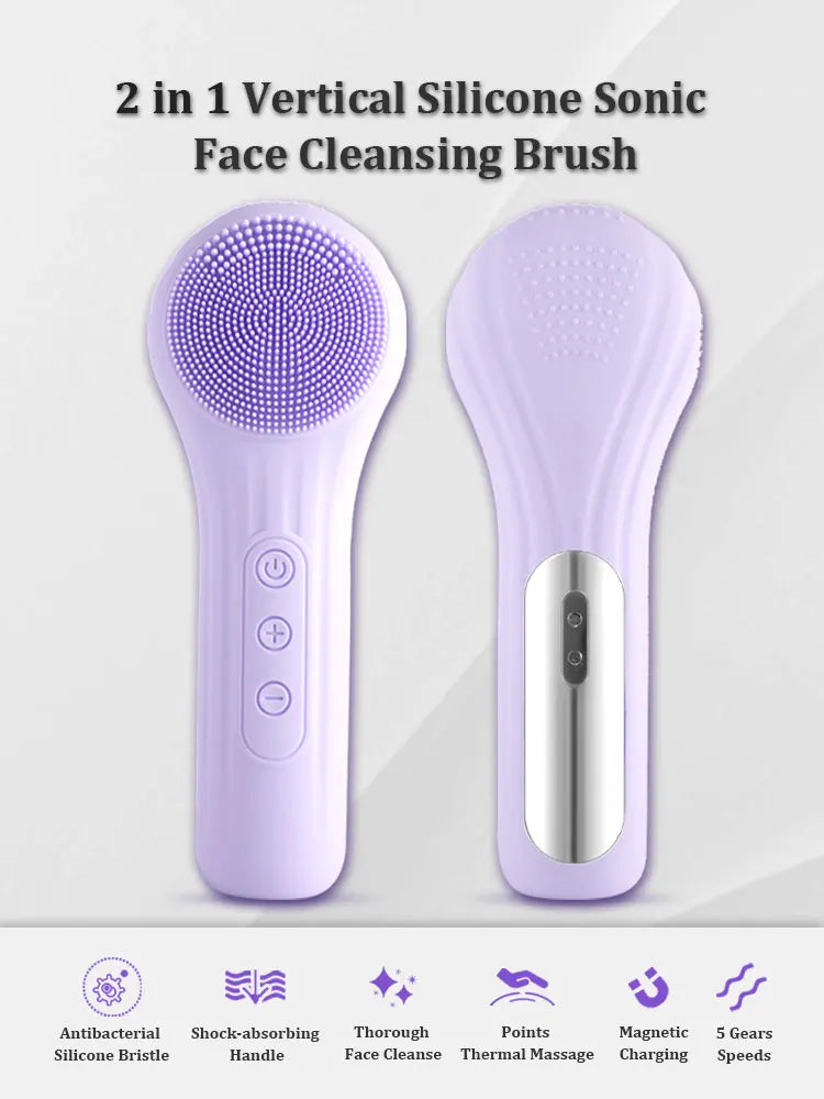 Sonic Electric Facial Cleansing and Exfoliating Brush - 7