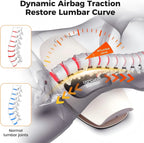 Electric Lumbar Back Stretcher with Airbag Traction