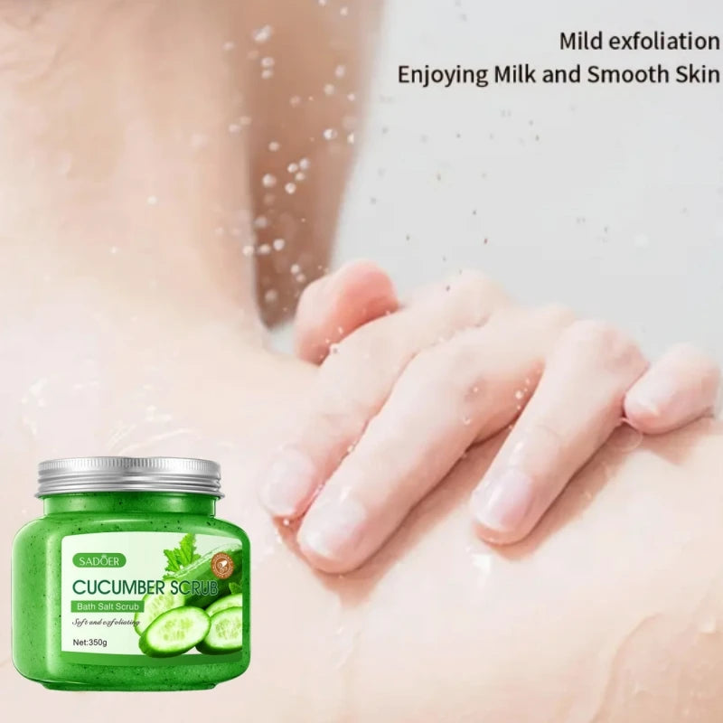 Refreshing Cucumber Exfoliating Skin Smoothing Body Scrub