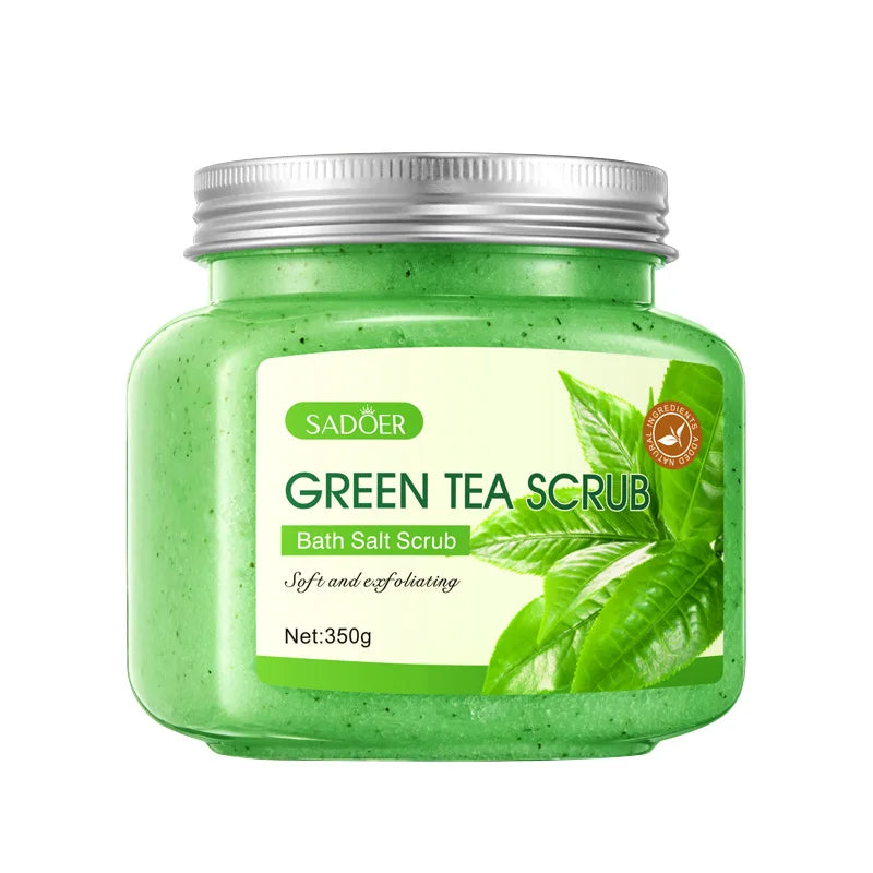 Exfoliating Green Tea Body Scrub for Smooth Radiant Skin