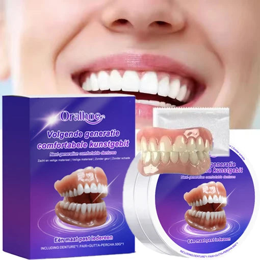 Flexible Cosmetic Denture Set for Natural Smile - 4