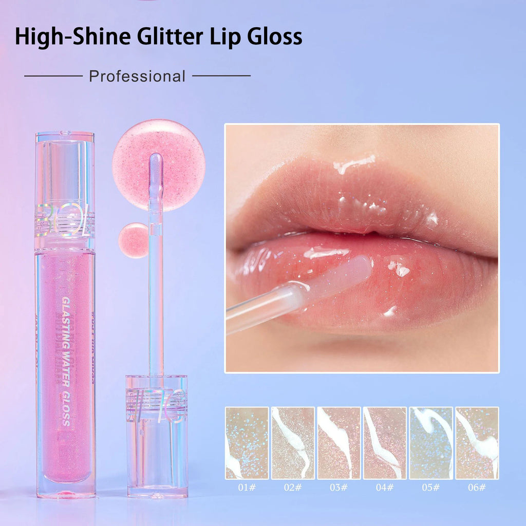High-Shine Moisturizing Glitter Lip Gloss