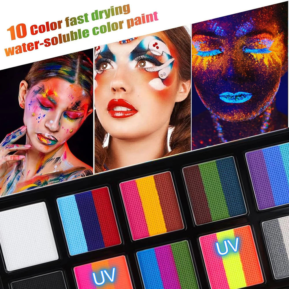 Professional Face and Body Painting Palette Kit for Parties