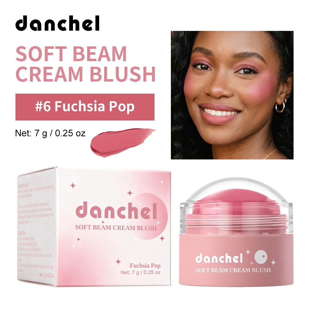 Soft Beam Multi-Use Cream Blush for Cheeks, Lips, and Eyes