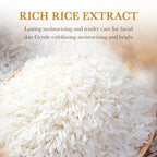 Rice Extract Foaming Facial Cleanser with Silicone Brush