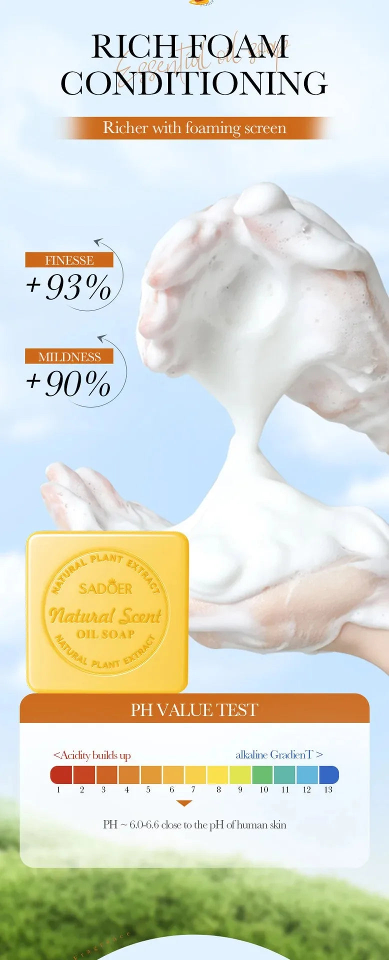 Honey Essential Oil Cleansing Soap Bar Set - 14