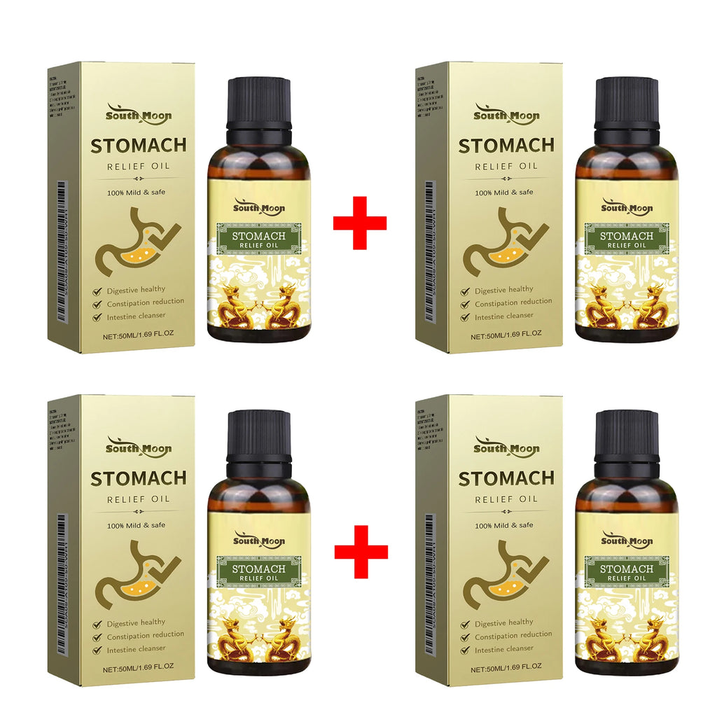 Herbal Abdominal Massage Oil for Natural Digestive Relief
