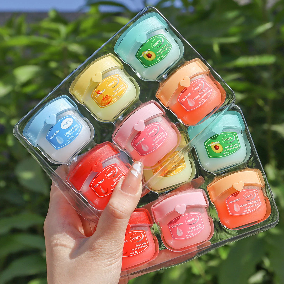 12-Piece Moisturizing Lip Balm Set for Soft Hydrated Lips