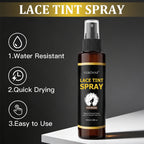 Dark Brown Lace Tint Spray for Natural Wig Blending