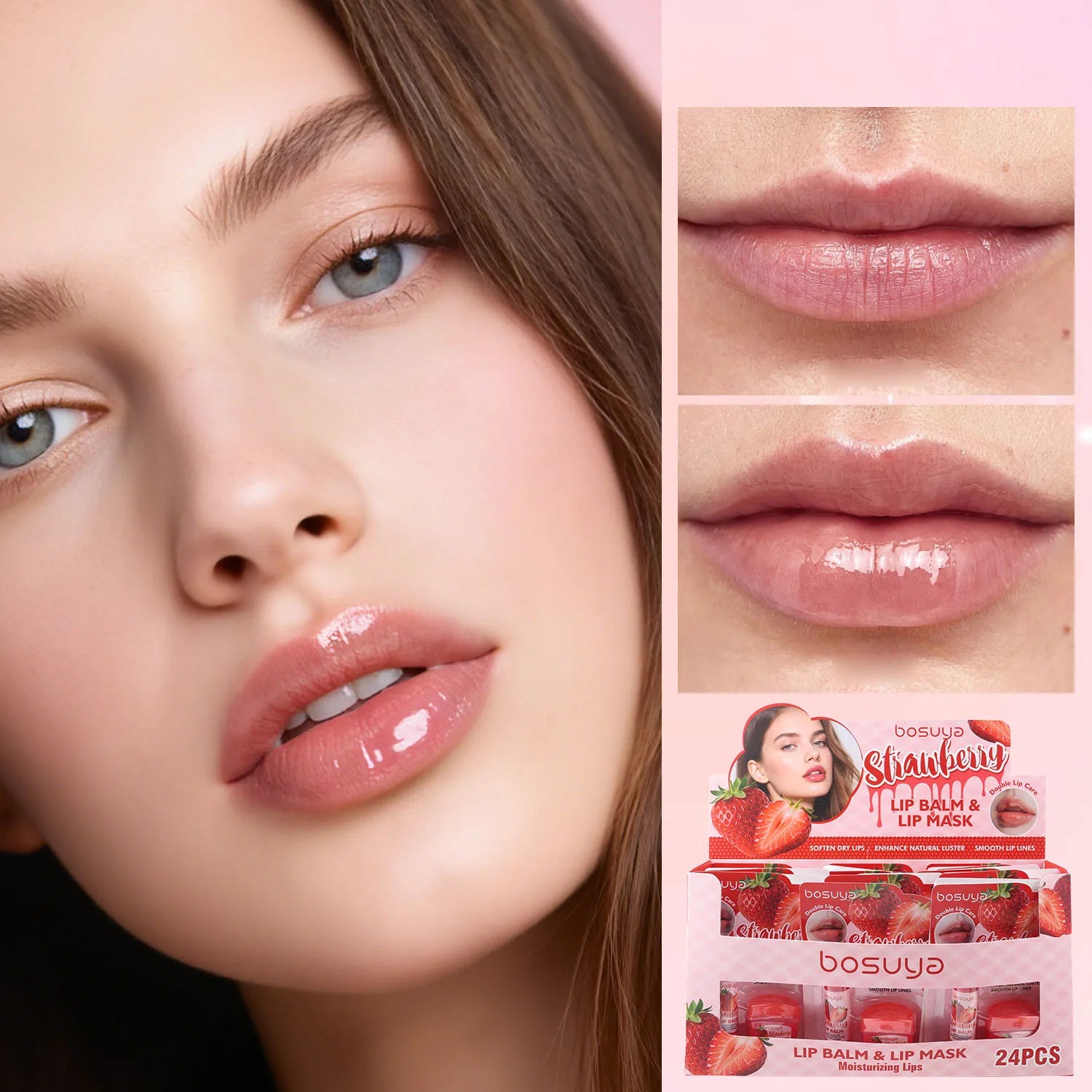 Fruit Extract Hydrating Lip Balm and Mask Set - 9