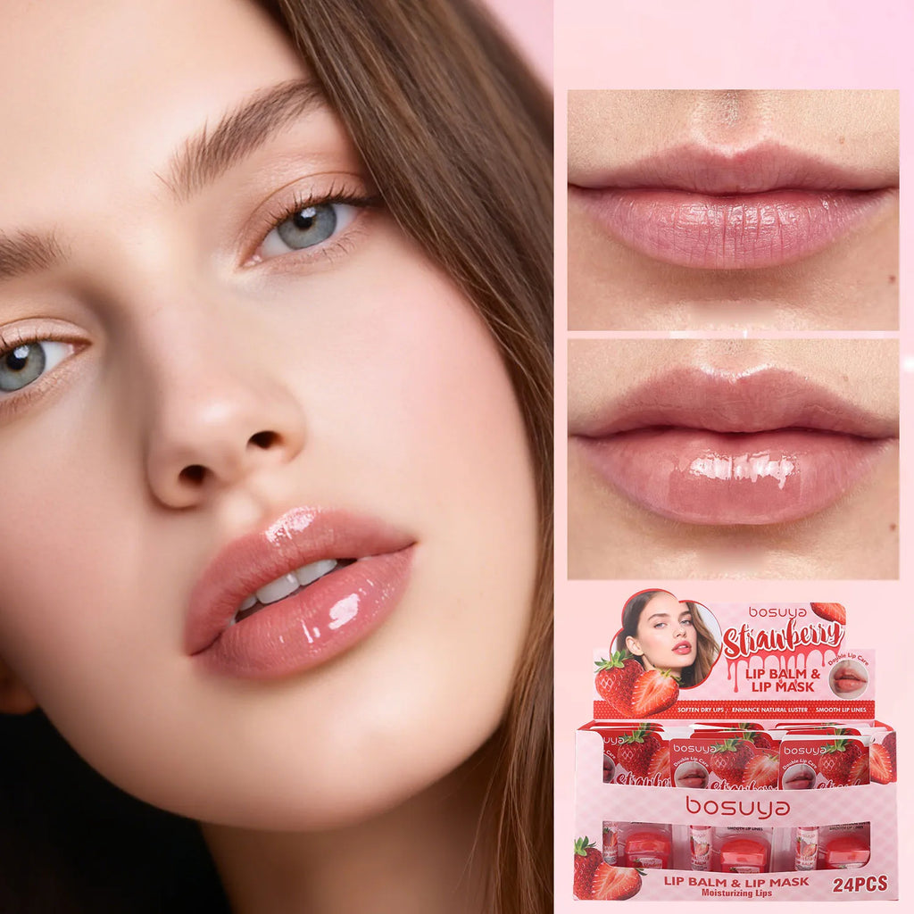 Fruit Extract Hydrating Lip Balm and Mask Set