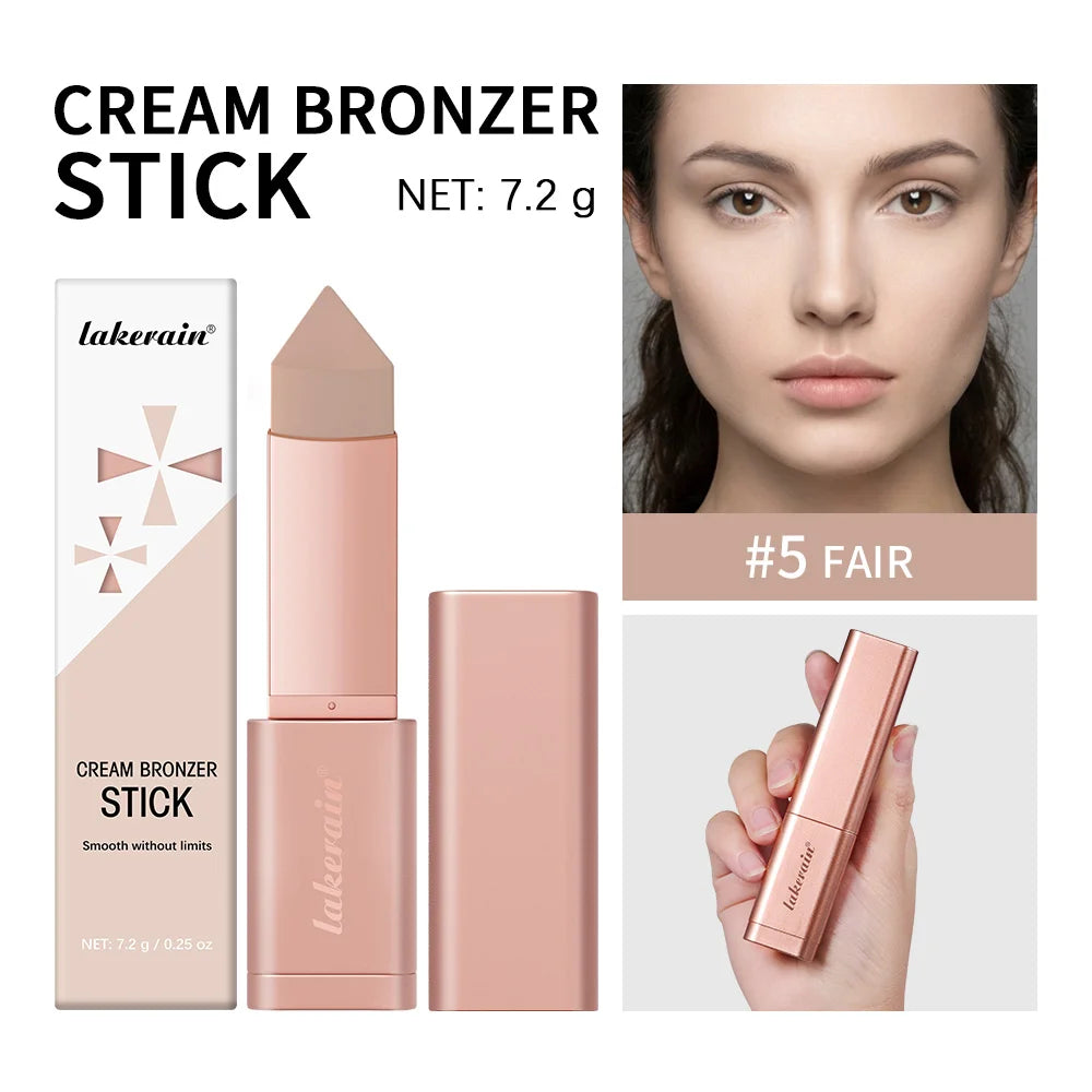 Cream Bronzer and Contour Stick for Sculpted Face
