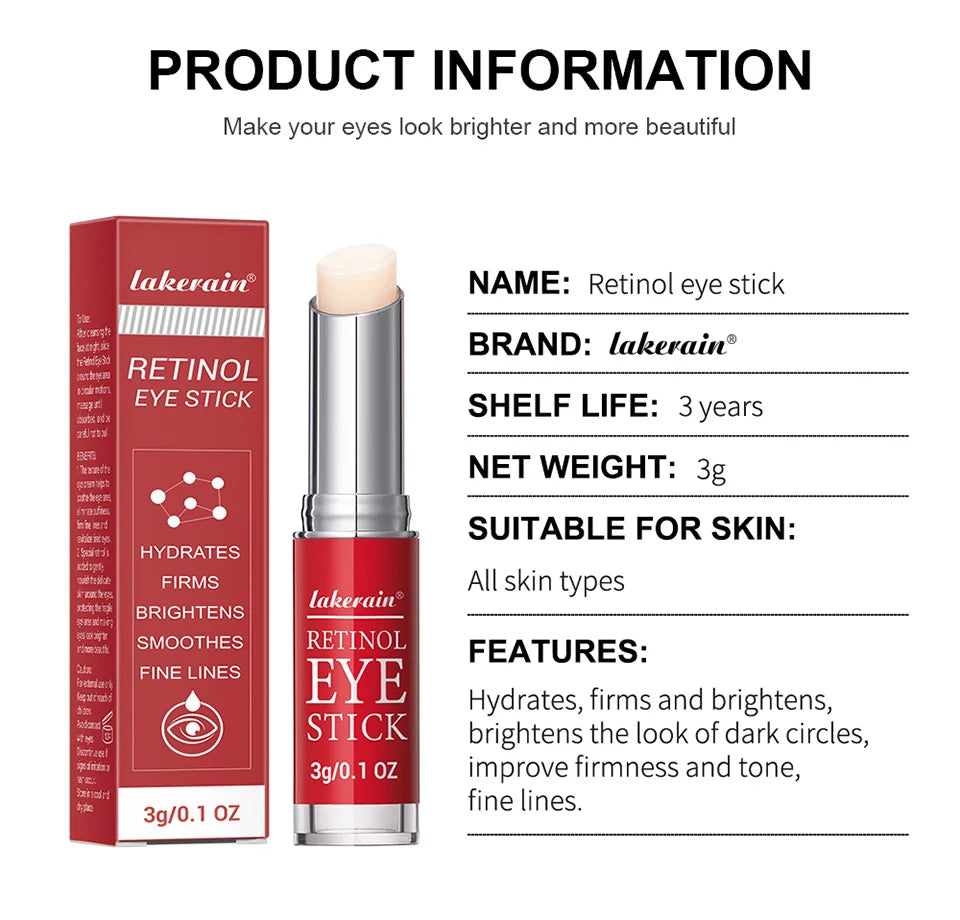 Anti-Aging Retinol Eye Stick for Dark Circles and Fine Lines - 12