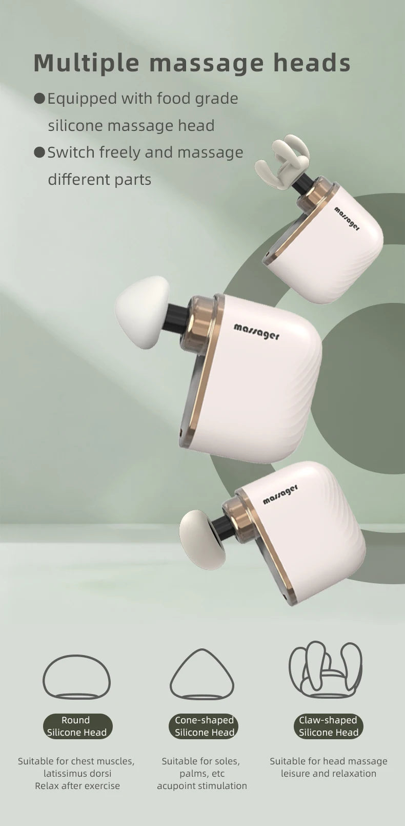 Portable Deep Tissue Muscle Massage Gun - 13
