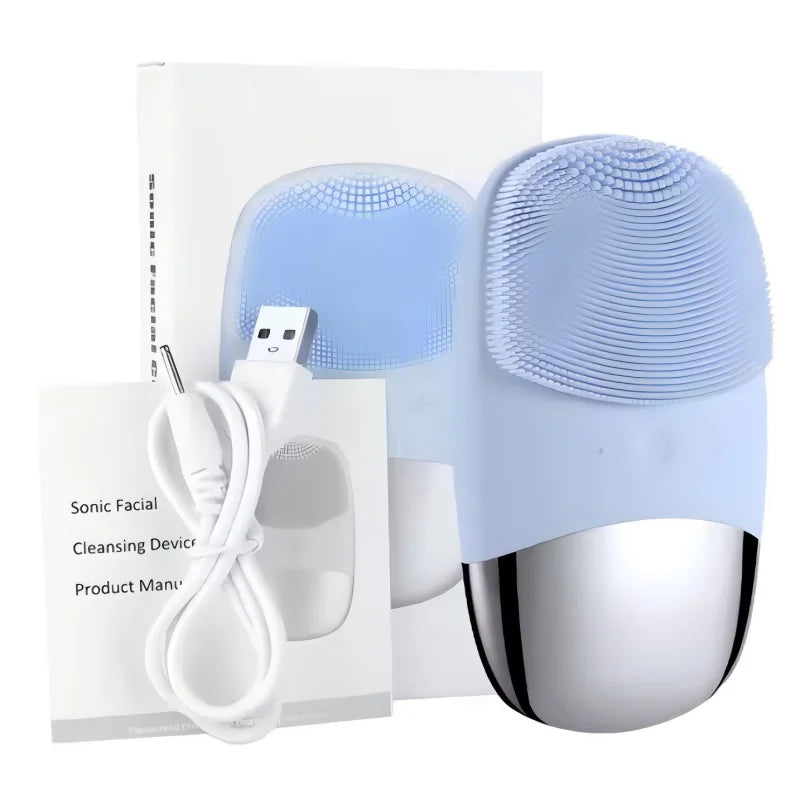 Electric Sonic Facial Cleansing Brush and Massager