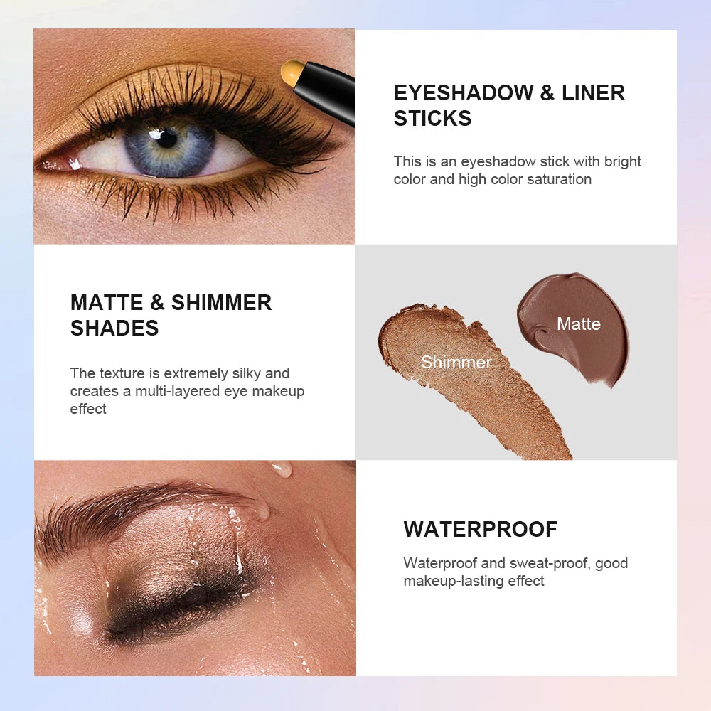 Longwear Waterproof Eyeshadow Pencil Stick