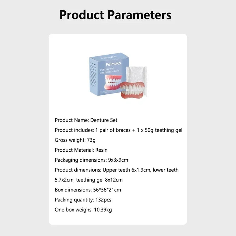 Temporary Cosmetic Dentures for Instant Smile Confidence - 19